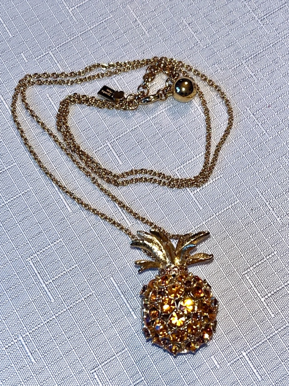 kate spade RARE! Pineapple Grove Locket Necklace - Picture 6 of 13